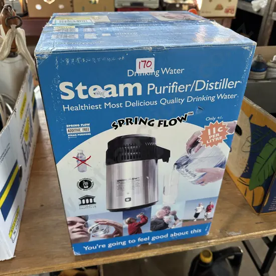 Spring flow (requires standard cord) plus oil and petrol can