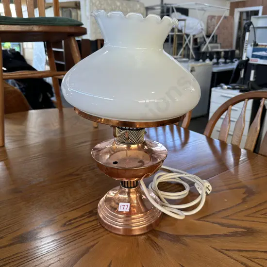 Copper lamp