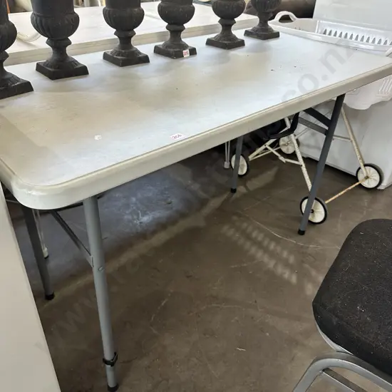 Small camping trestle table