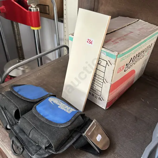 Weight belt and tiles