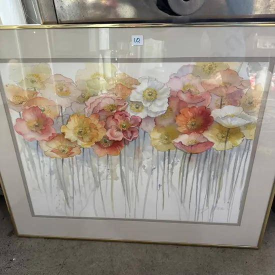 Poppies painting by Blake