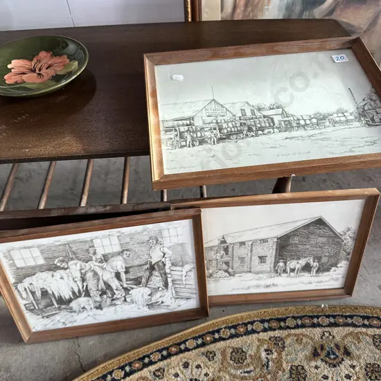 3 x Margaret Henderson "W Tucker Ltd" pictures