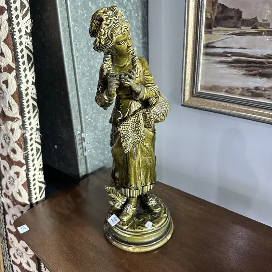 Large pottery figure