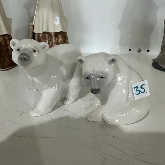 Pr Lladro Polar bears