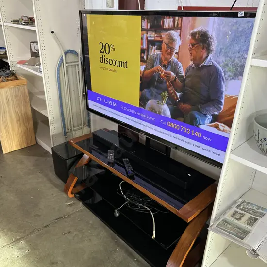 60inch Plasma TV with Bose sound system and stand