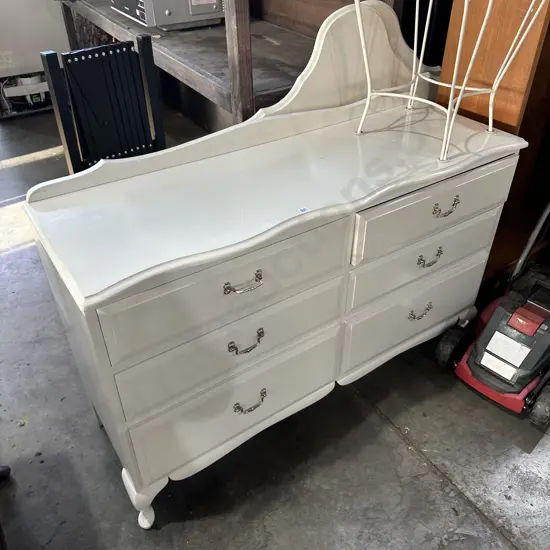 Solid chest of drawers plus headboards