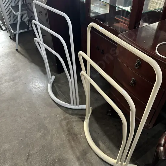 2 x towel rails