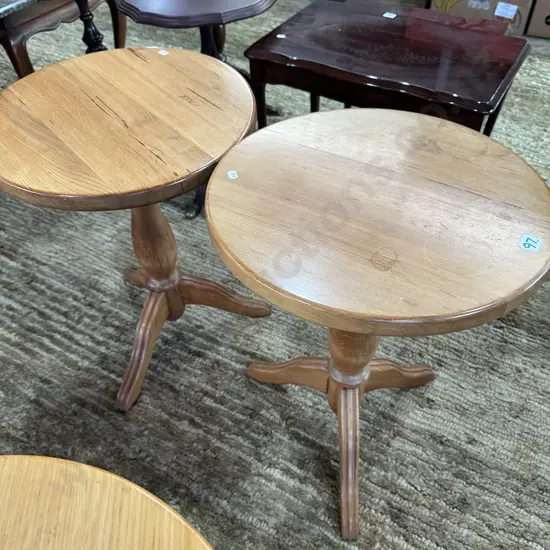 Pr solid side tables