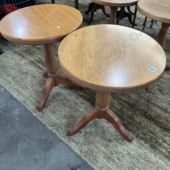 Pr solid side tables