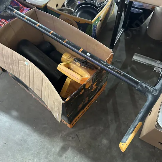 Blower vac and auger