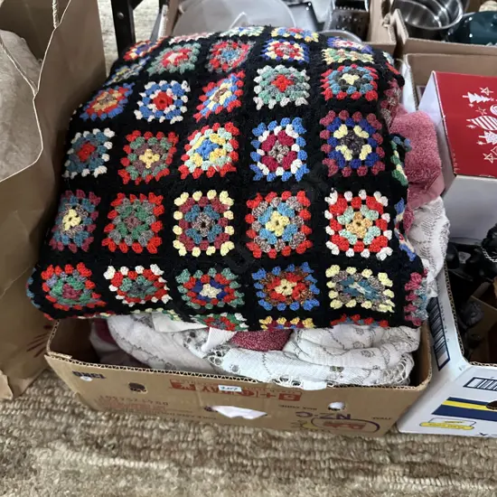 Throws and towels etc