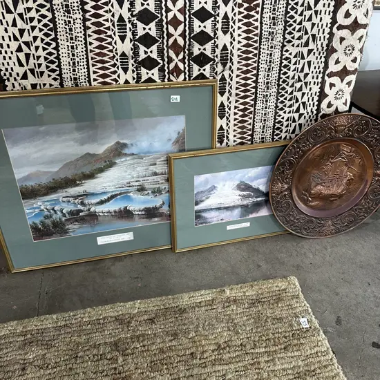 2 pictures and copper