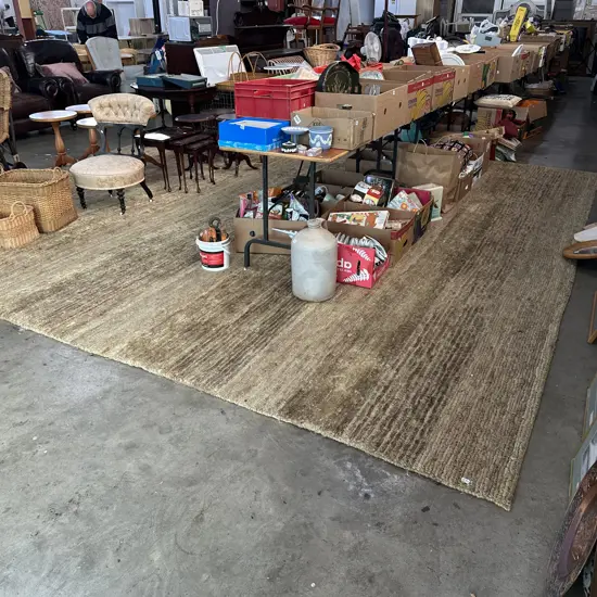 Large Sisal rug 4.4m x 4.8m excellent condition, felted underneath