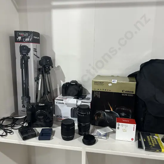 As new Canon EOS600 plus other gear and camera