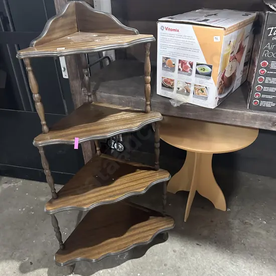 Wotnot stand and petticoat table