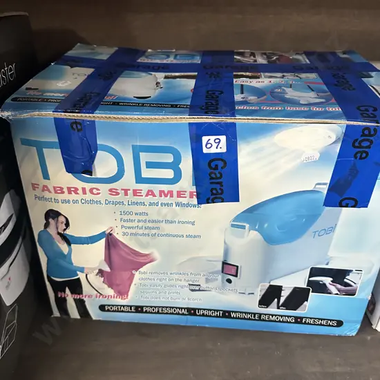 As new fabric steamer