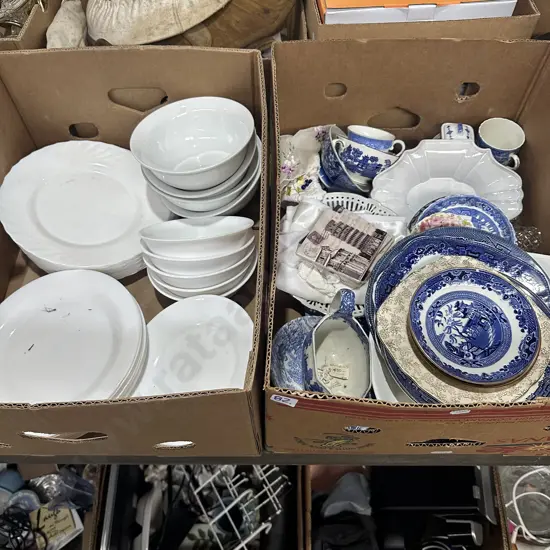 2 box Blue and white china