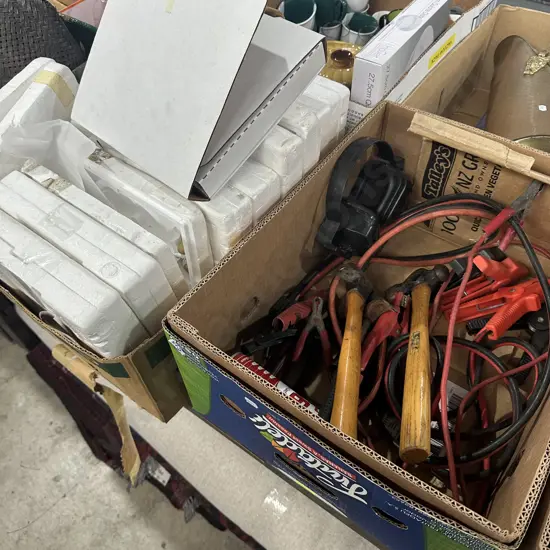 2 box boxed collectables plus tools