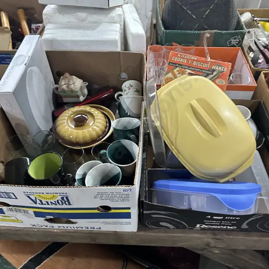 3 boxes asst inc vintage NutBrown cookie maker set