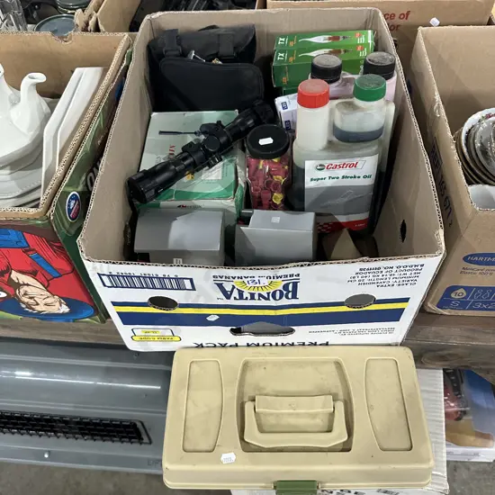 Oils, scope, bulbs etc