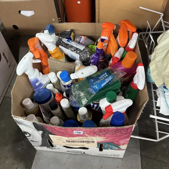 Cleaning products etc