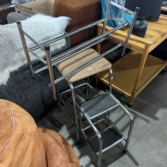 Kitchen step and shoe rack