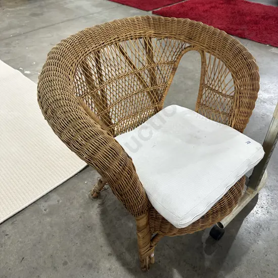 Average wicker chair
