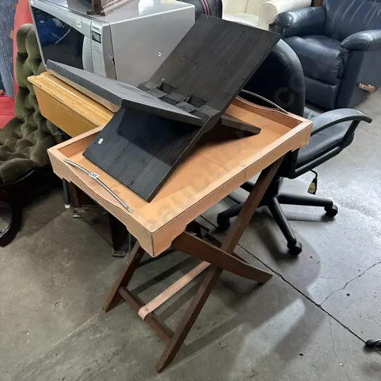 Book holder and serving tray/stand