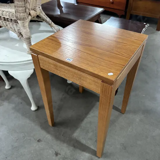 Oak side table