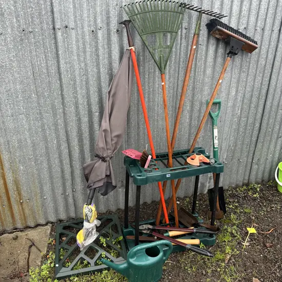 garden tools etc