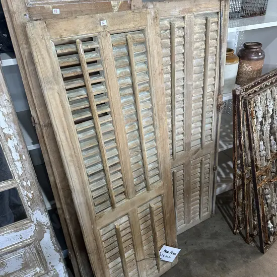 Pr of vintage shutters