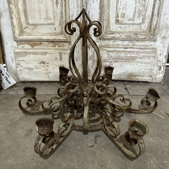 Vintage metal chandelier