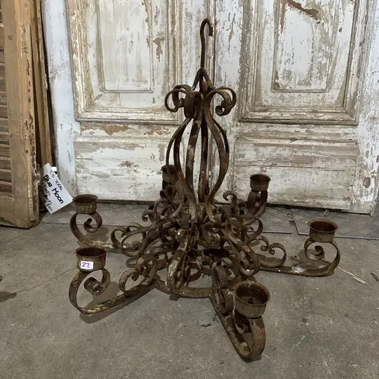 Vintage metal chandelier