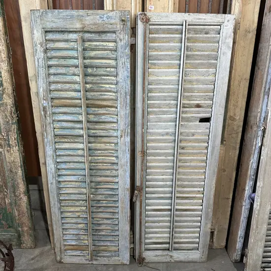 Pr of bleached shutters