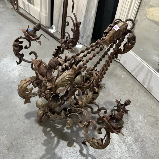 Metal chandelier