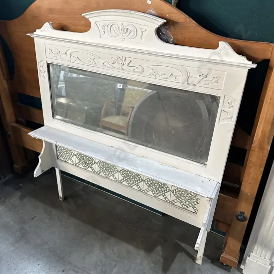 Tile wash stand mirror