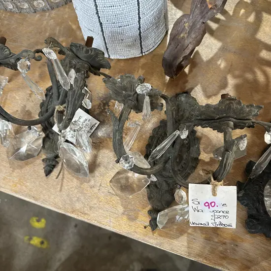 Pr Face wall sconces