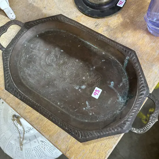 Small metal tray