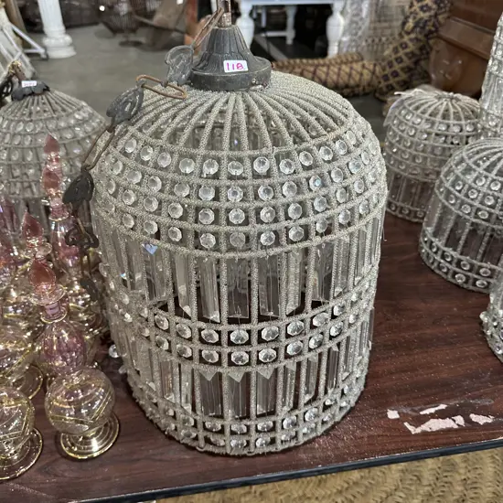 Large birdcage light