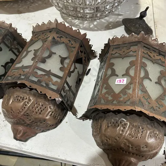 Pr Turkish wall sconces