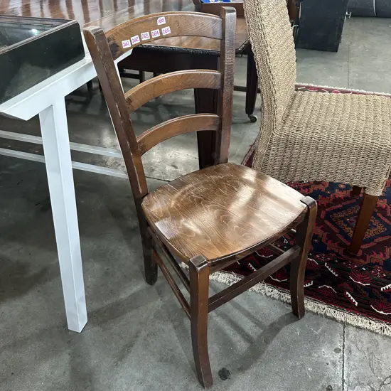 Set 12 Elm chairs ( more sets near end of auction)