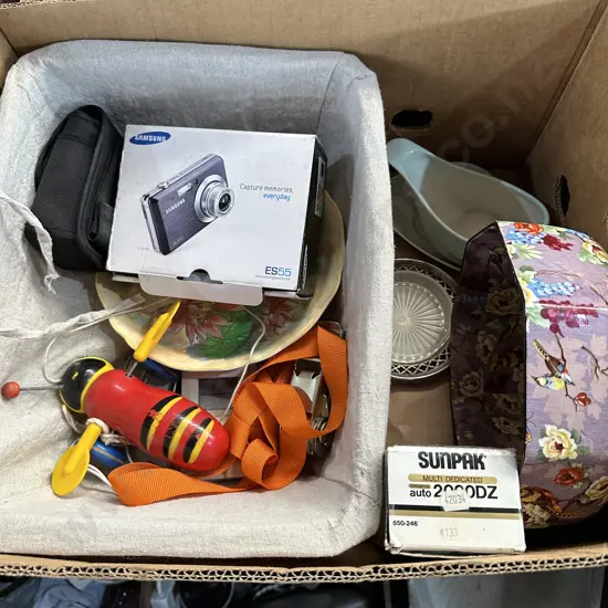 Camera, Buzy bee toy etc