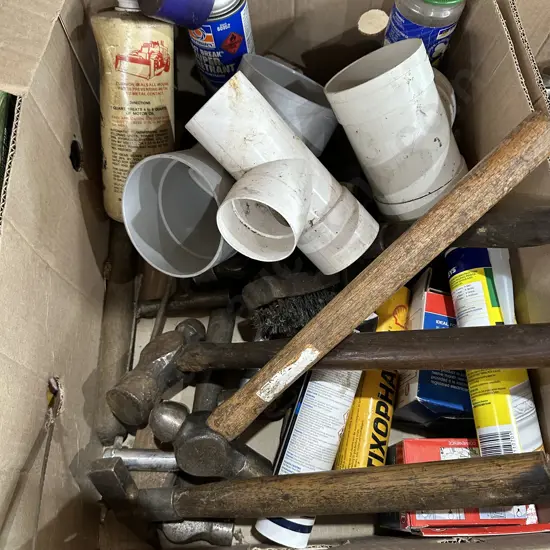 Large hammers and hardware