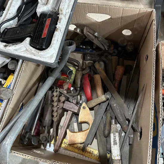 Large ring spanners. plane, tools, soldier etc