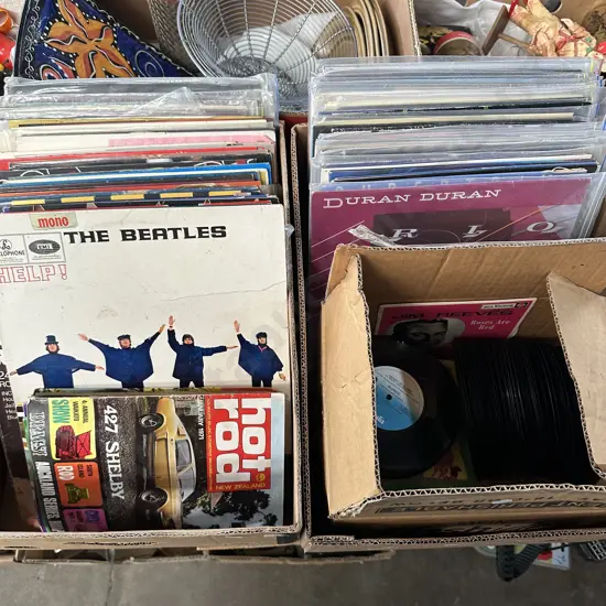 LP collection 2 boxes