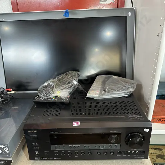 TV and Onkyo Amp