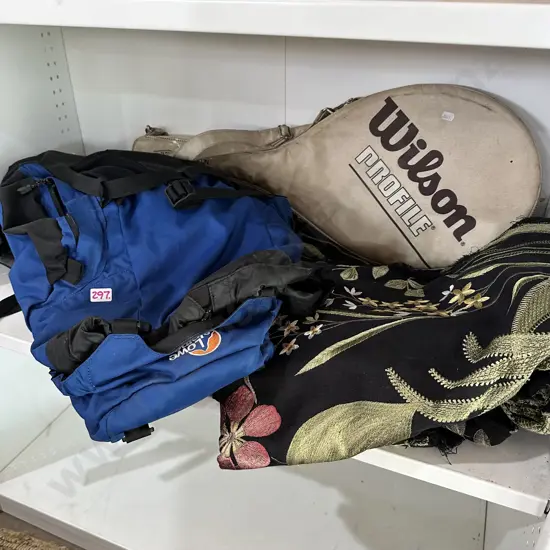 Back pack and material etc