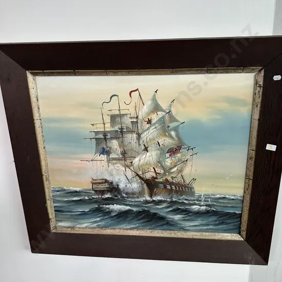 Oak framed Oil painting