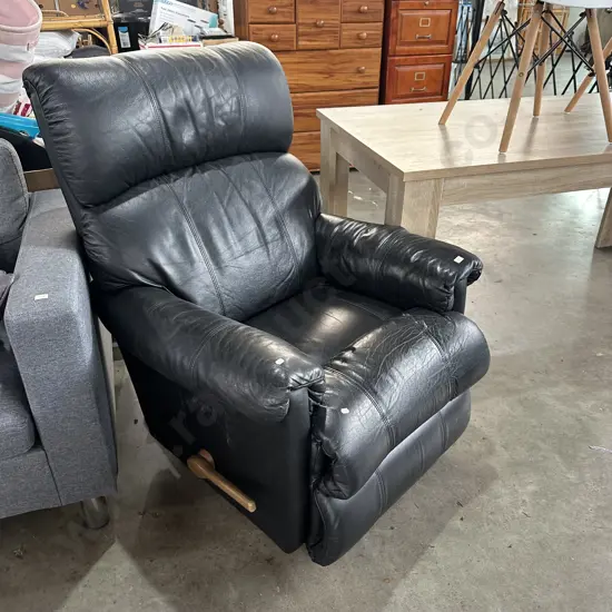 Leather LaZboy chair
