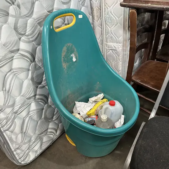 Gardening caddy and contents